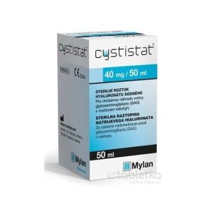 CYSTISTAT 40mg/50ml sterilný roztok hyaluronátu sodného inj 50 ml