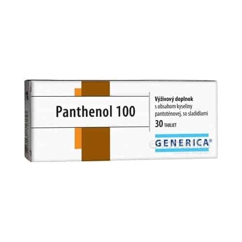 E-shop GENERICA Panthenol 100 30 tbl