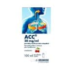 ACC 20 mg/ml perorálny roztok pre deti a dospelých sol por (fľ.skl.hnedá+striekačka) 1x100 ml