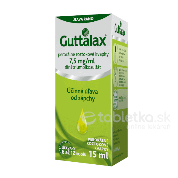 Guttalax perorálne roztokové kvapky 15ml