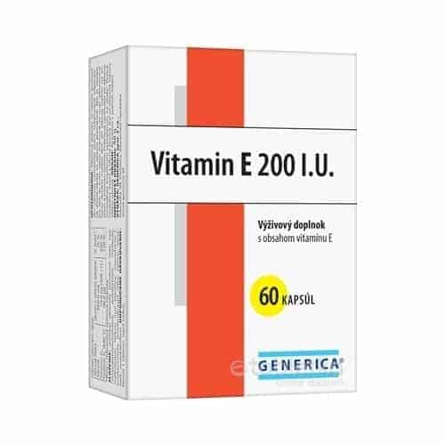 E-shop GENERICA Vitamin E 200 I.U. 60 cps