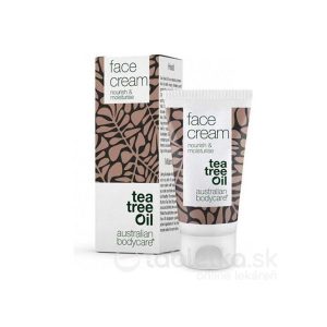 ABC Tea Tree Oil FACE CREAM – Pleťový krém hydratačný + Tasmánske korenie, 50 ml