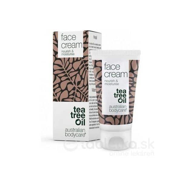 E-shop ABC Tea Tree Oil FACE CREAM - Pleťový krém hydratačný + Tasmánske korenie, 50 ml