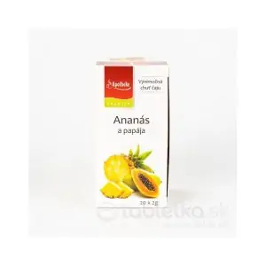 APOTHEKE PREMIER SELECTION ČAJ ANANÁS A PAPÁJA 20×2 g