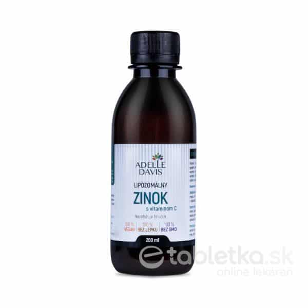 E-shop ADELLE DAVIS Lipozomálny ZINOK s vitamínom C 200ml
