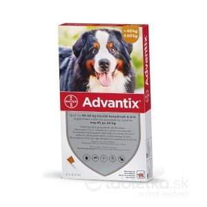 Advantix Spot On pre psy medzi 40-60 kg 4 x 6,0 ml