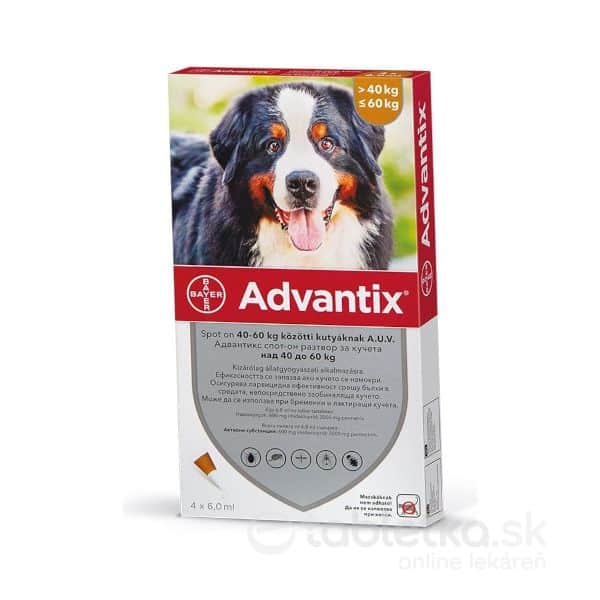 Advantix Spot-on pre psy (40-60kg) 6ml