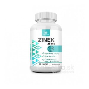 Allnature Zinok 25 mg 60 tabliet
