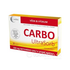 Astina Carbo UltraSorb 20 kapsúl