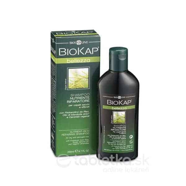 BIOKAP bellezza výživný a obnovujúci šampón, 200 ml