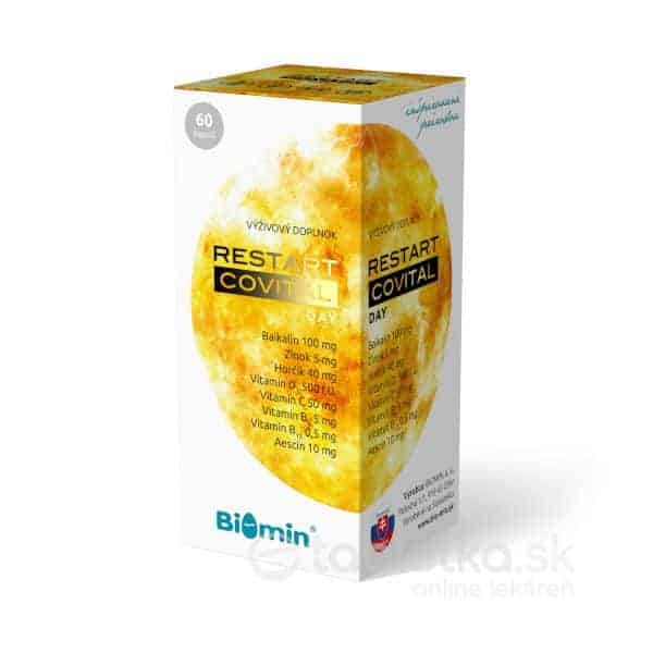E-shop BIOMIN RESTART Covital DAY vitamíny 60cps.