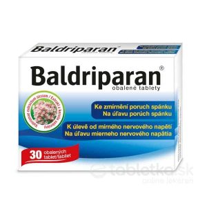 Baldriparan 30 obalených tabliet
