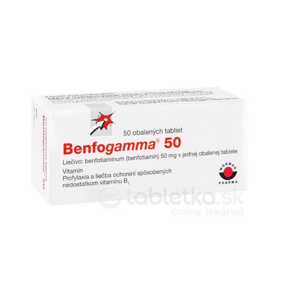 Benfogamma 50 tbl obd 50 mg (blis.) 1x50 ks