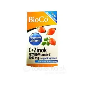 BioCo C+Zinok tbl vitamín C RETARD 1000 mg + organický zinok 1×100 ks