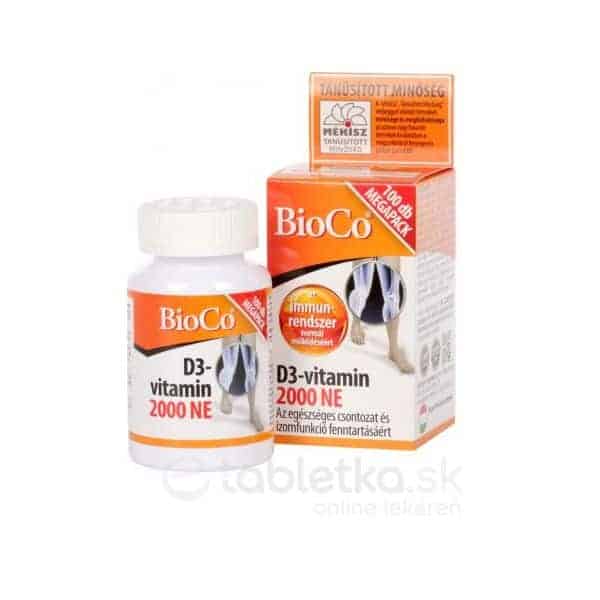 E-shop BioCo Vitamín D3 2000 NE tbl 1x100 ks