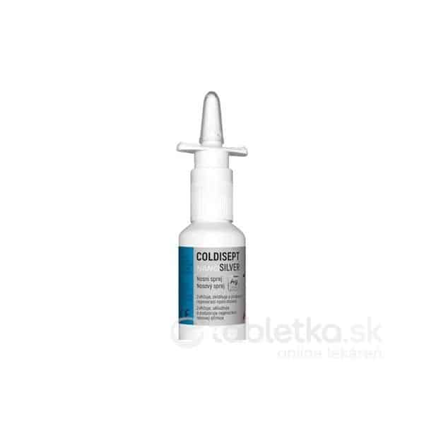 COLDISEPT nanoSILVER nosový sprej, 20 ml