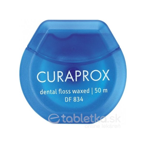 Curaprox DF 834 zubná niť voskovaná s mätovou príchuťou