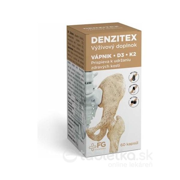 DENZITEX cps (vápnik+D3+K2) 60 ks