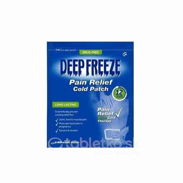 Deep Freeze Pain Relief Cold Patch chladivá náplasť 1 ks