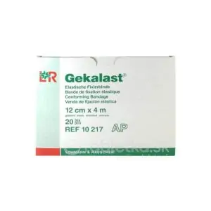 GEKALAST HYDROF. ELAST. FIXAČNÝ OBVAZ 12cmx4m 1×20 ks