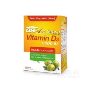 GS Extra Strong Vitamin D3 2000 IU 90 kapsúl