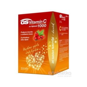 GS Vitamín C 1000 so šípkami darček 2021 tbl 100+20 navyše