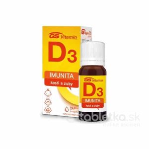 GS Vitamin D3 400 IU kvapky 10,8 ml