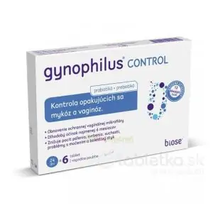 GYNOPHILUS CONTROL vaginálne tablety 6 ks