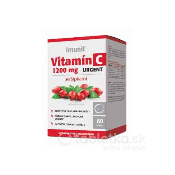 Imunit Vitamín C 1200 mg URGENT s postupným uvoľňovaním 60 tabliet