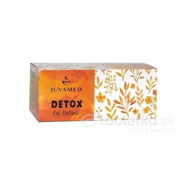 JUVAMED DETOX čaj čistiaci bylinný čaj v nálevových vreckách 20x1,5 g