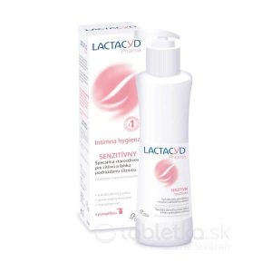LACTACYD Pharma SENZITÍVNY intímna hygiena 1×250 ml
