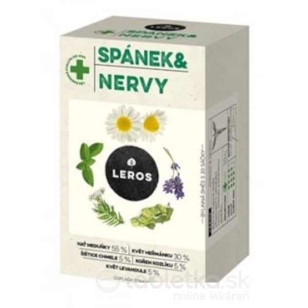 LEROS Spánok a Nervy bylinný čaj 20x1,3g