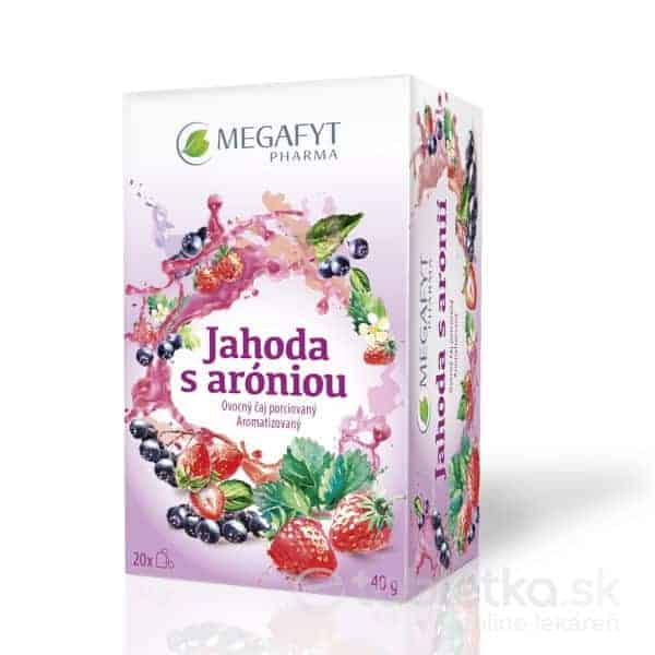 MEGAFYT Jahoda s aróniou ovocný čaj porciovaný 20x2 g (40 g)