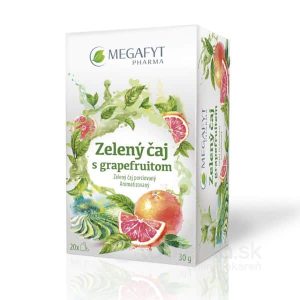 MEGAFYT Zelený čaj s grapefruitom porciovaný 20×1,5 g (30 g)