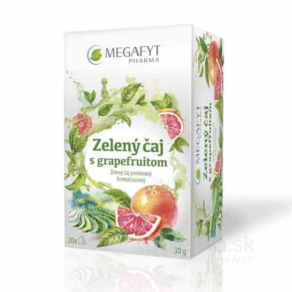 MEGAFYT Zelený čaj s grapefruitom porciovaný 20x1,5 g (30 g)