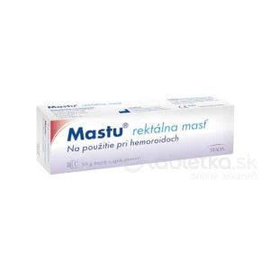Mastu – rektálna masť 30 mg