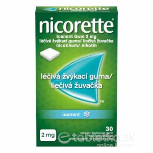 Nicorette Icemint Gum 2 mg 30ks