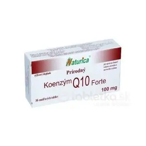 Naturica Prírodný KOENZÝM Q10 Forte 100 mg tbl (cmúľavé tablety) 1×30 ks