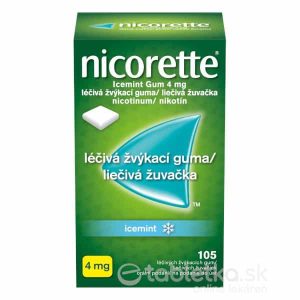 Nicorette Icemint Gum 4 mg 105ks