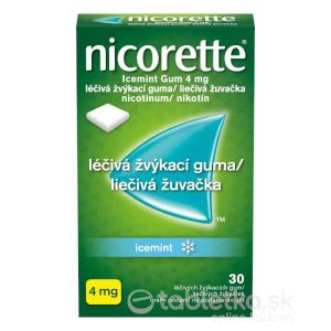 Nicorette Icemint Gum 4 mg 30ks