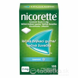 Nicorette Icemint Gum 2 mg 105ks