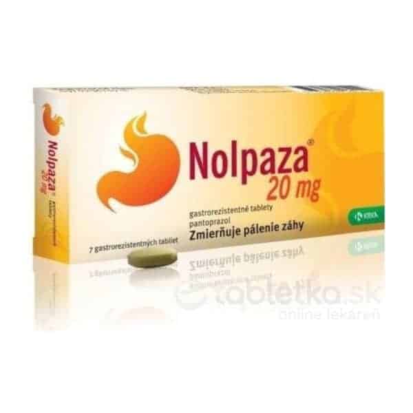 E-shop Nolpaza 20 mg 7 tabliet