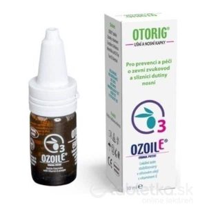 OTORIG ušné a nosové kvapky, OzoilE 10 ml