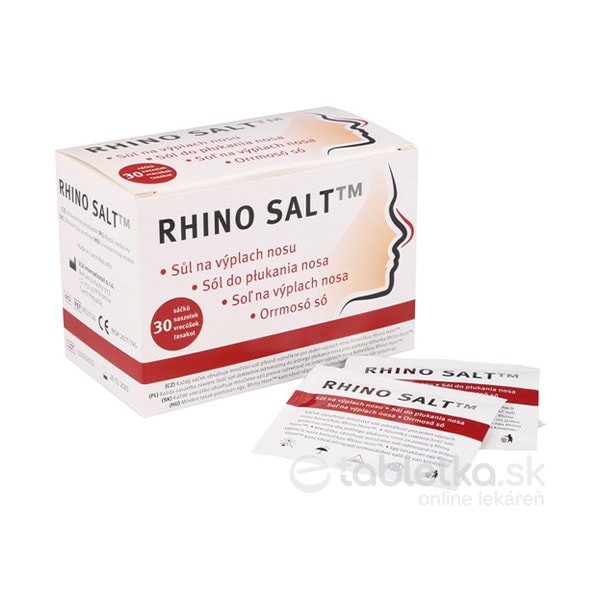 E-shop RHINO SALT soľ na výplach nosa vrecúška 30ks