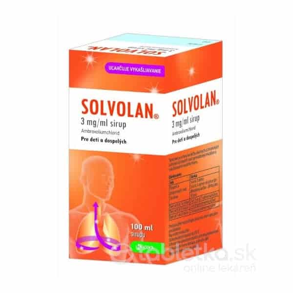 E-shop SOLVOLAN 3mg/ml sirup 100 ml
