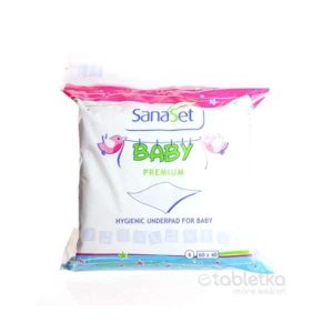 SanaSet Baby Premium absorbčná podložka (60×40 cm) 6 ks