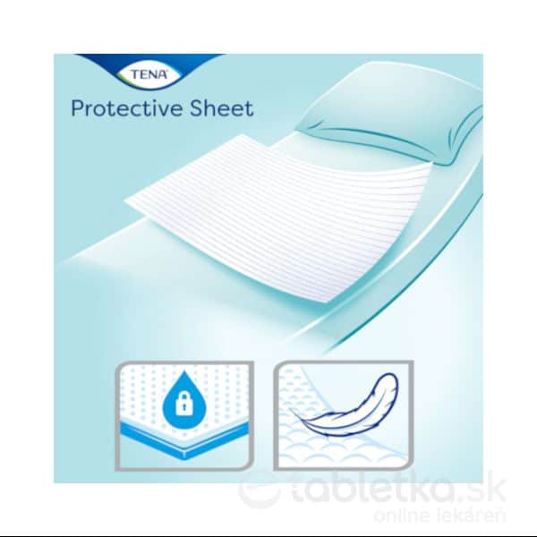TENA SHEET PROTEC. 210x80 cm, plachty jednorazové hygienické 100 ks