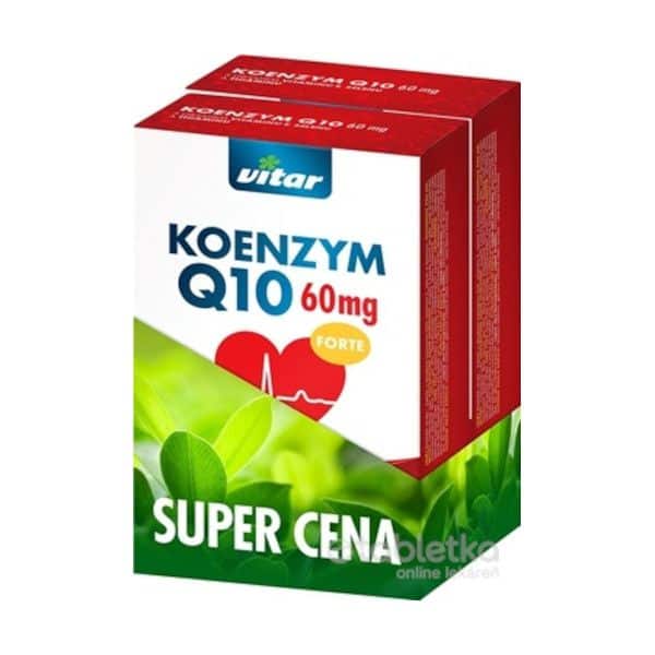 VITAR KOENZYM Q10 FORTE 60 mg DUOPACK 2x60cps