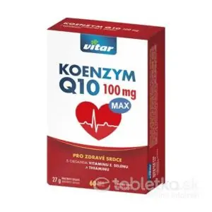 VITAR KOENZYM Q10 MAX 100 mg 60 kapsúl