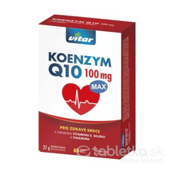 E-shop VITAR KOENZYM Q10 MAX 100 mg 60 kapsúl